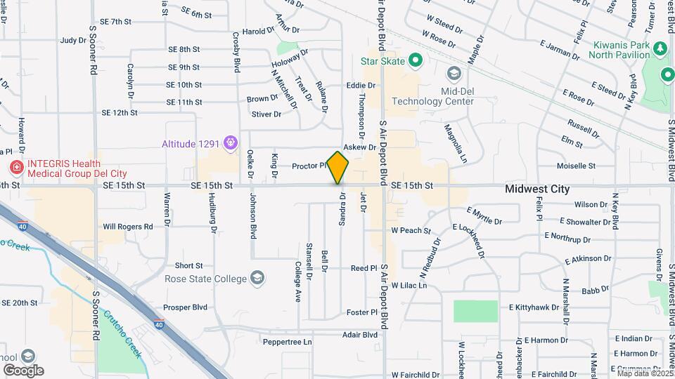 6712 SE 15th St Mapa y Detalles de la Ubicación