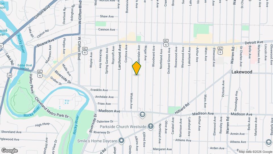 1538 Lauderdale Ave, Unit 2 Map and Location Details