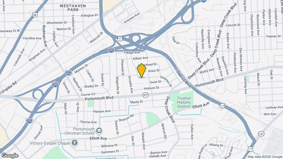 3317 Downes St Map and Location Details