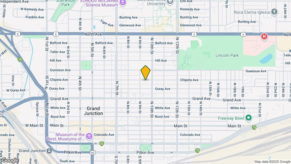 927 Chipeta Ave Map and Location Details