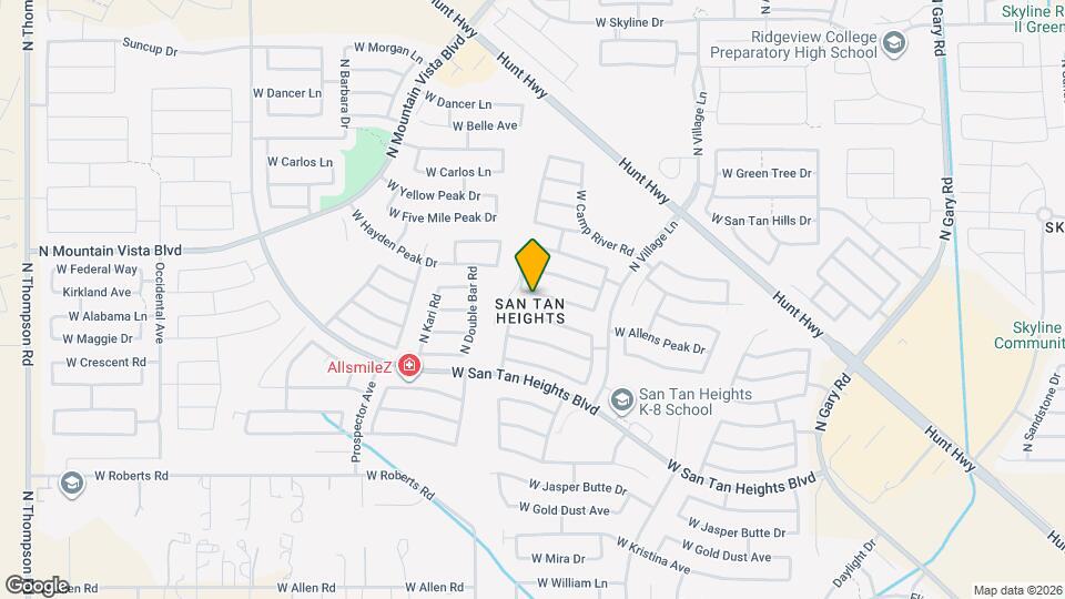 2915 W Allens Peak Dr Map and Location Details