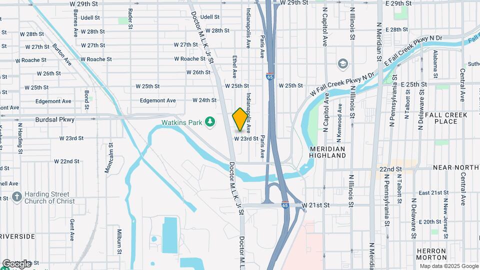 524 W 23rd St Map and Location Details
