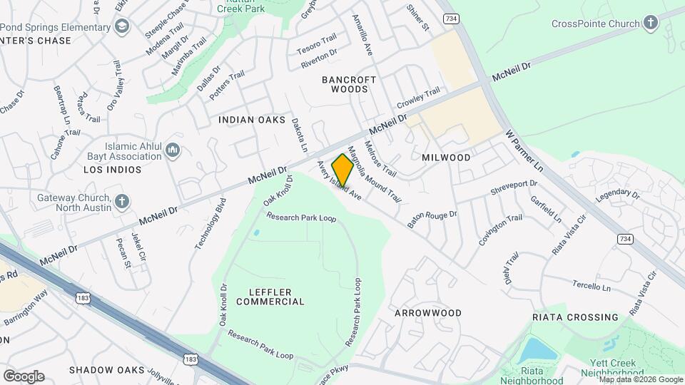 6317 Avery Island Ave Map and Location Details