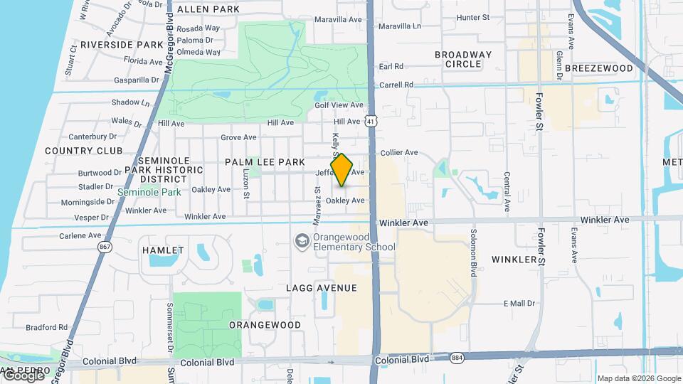 3838 Kelly St Map and Location Details