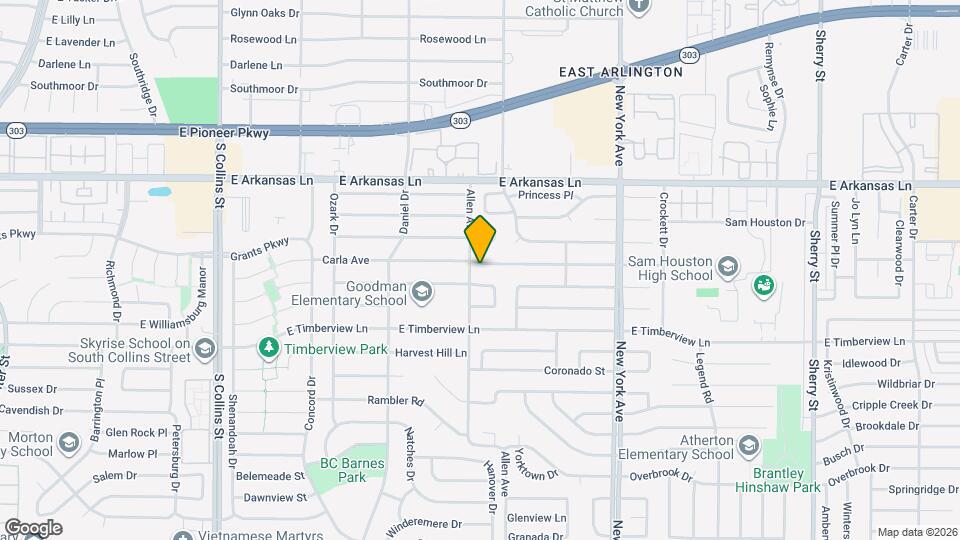 1602 Carla Ave Map and Location Details