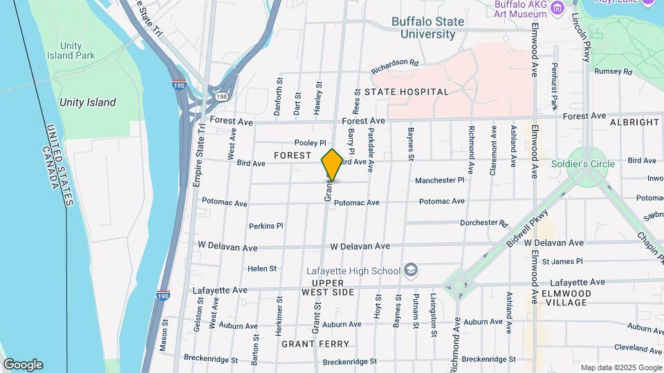 397 Grant St Map and Location Details