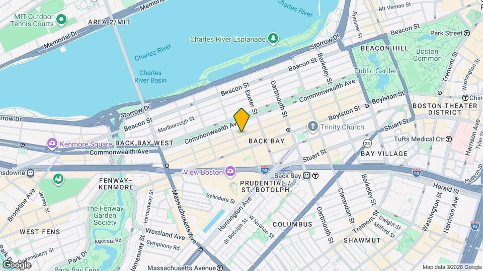 227 Newbury St, Unit 4 Map and Location Details