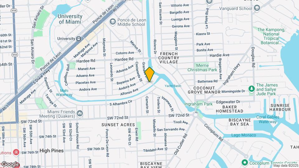6700 Granada Blvd Map and Location Details