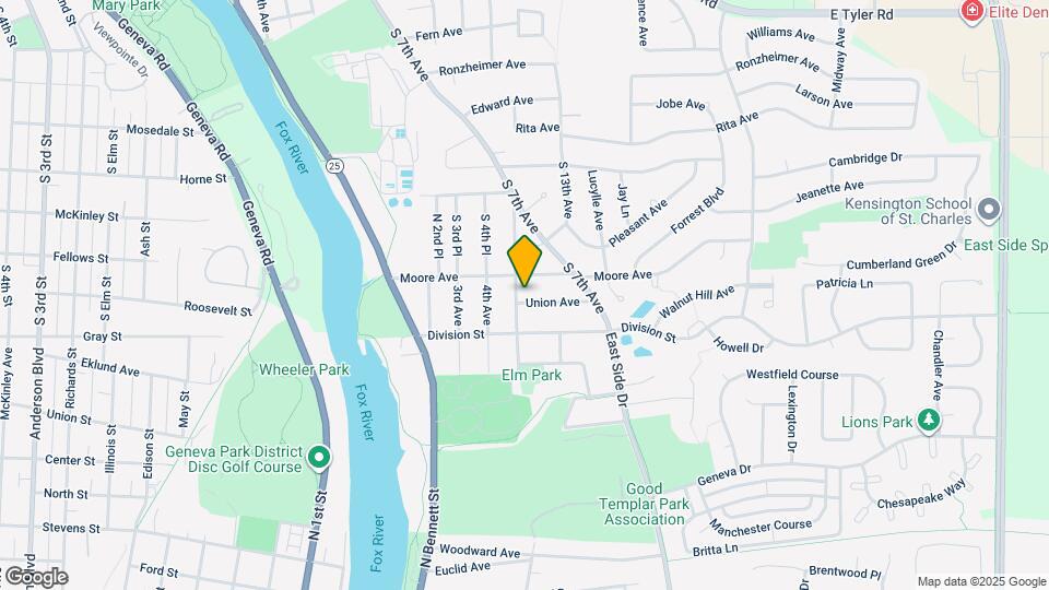 407 Union Ave Map and Location Details