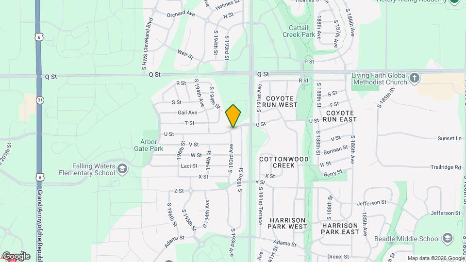 5603 S 193rd Ave Map and Location Details