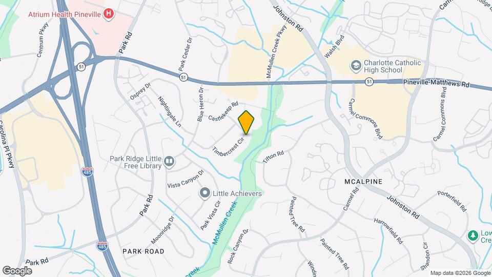 8535 Timbercrest Cir Mapa y Detalles de la Ubicación