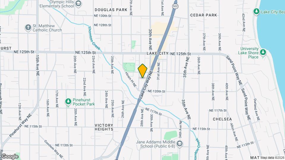 12032 28th Ave NE Map and Location Details