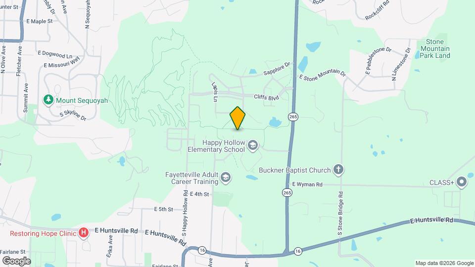 34 S Woodsprings Dr Map and Location Details