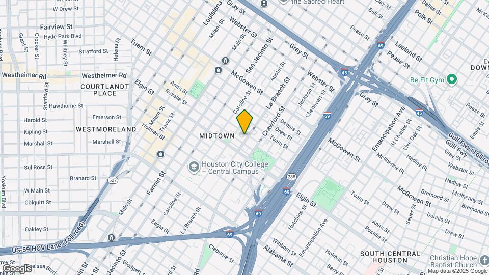 3010 La Branch St Map and Location Details