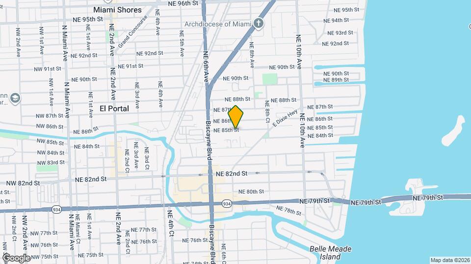 710 NE 85th St Map and Location Details