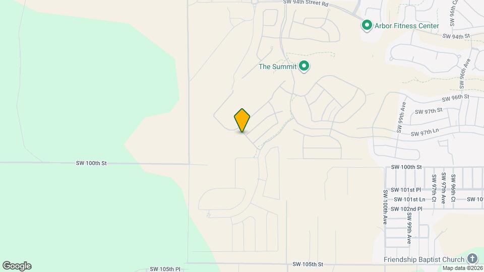 9846 SW 106th Ct Map and Location Details