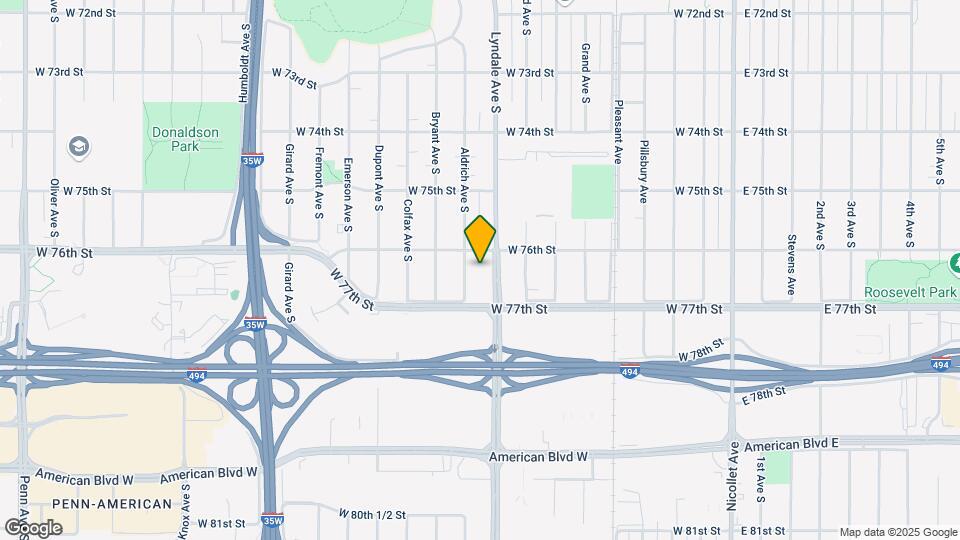 7600 Lyndale Ave S Map and Location Details