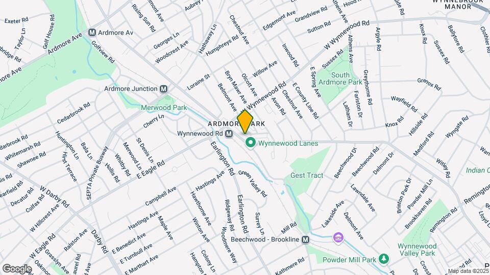 2309 Haverford Rd Map and Location Details