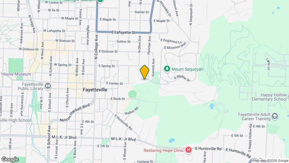 18 N Olive Ave, Unit 202 Map and Location Details