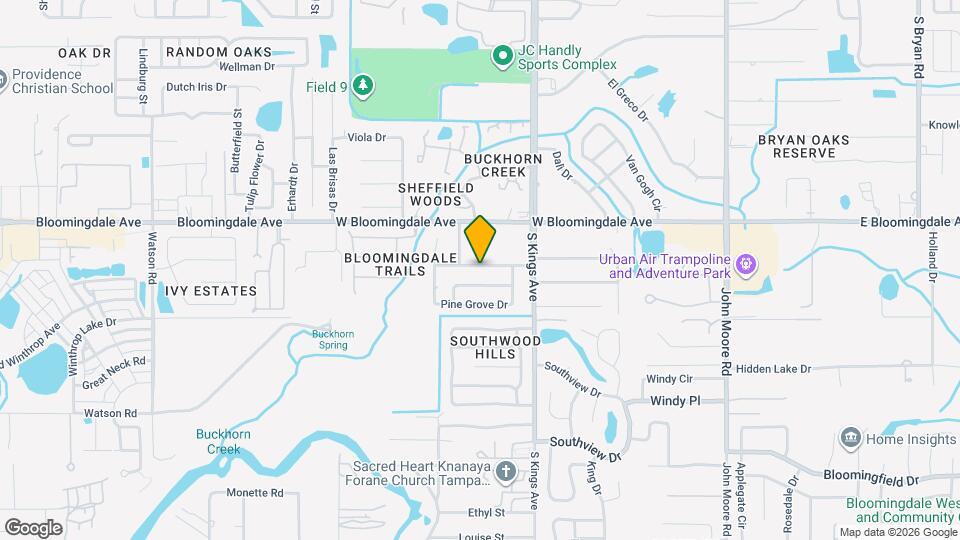 1013 Greenbriar Dr Map and Location Details