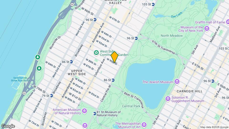18 W 90th St Map and Location Details