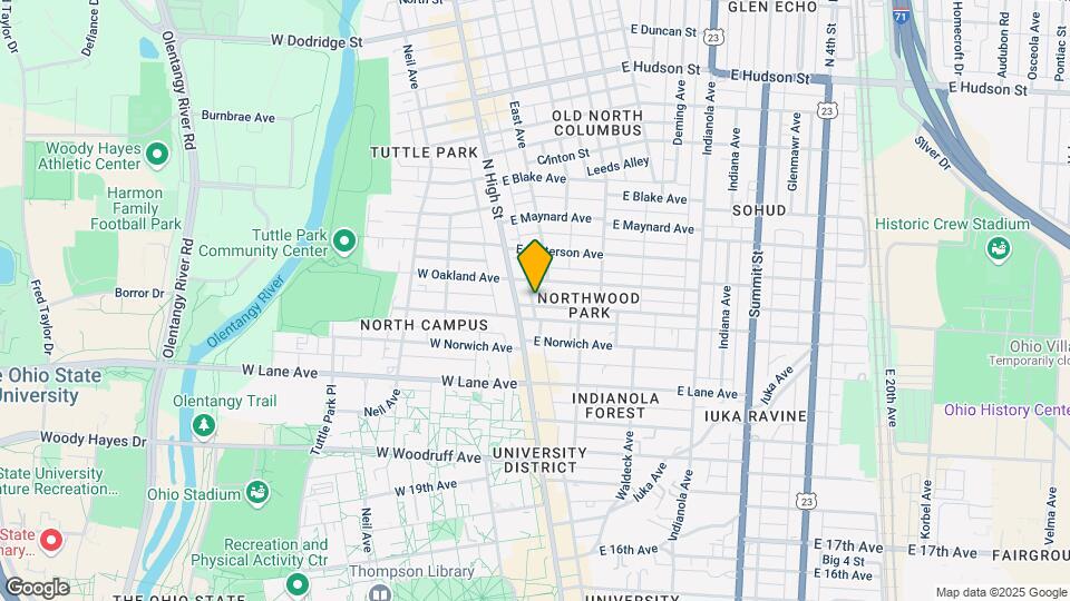 24 E Northwood Ave Map and Location Details
