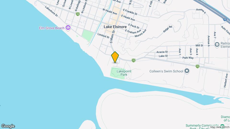 Lake Elsinore Village Map and Location Details