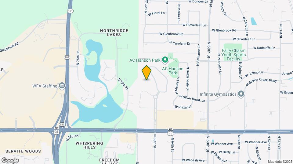 9022 N Park Plaza Ct, Unit Charming 2BR 1.5BA condo Map and Location Details