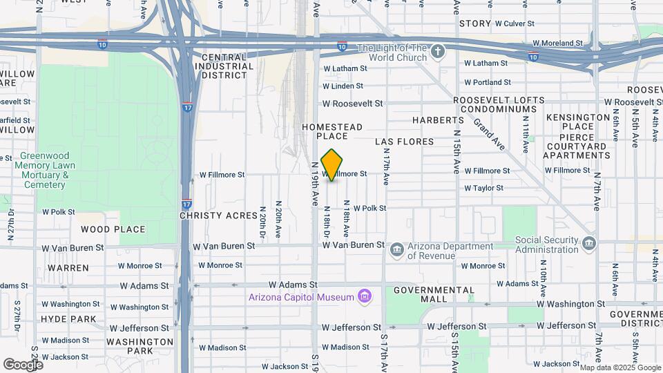 425 N 18th Dr Map and Location Details