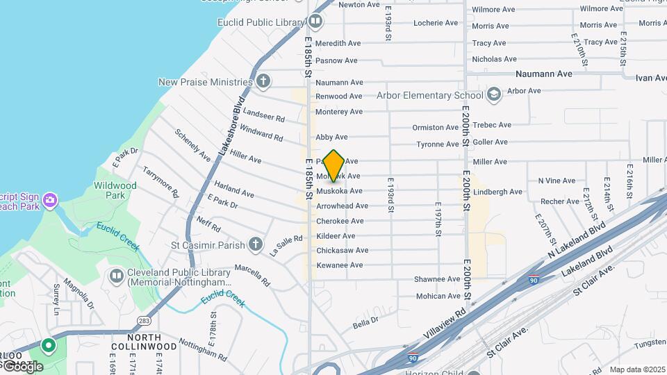 18615 Muskoka Ave Map and Location Details