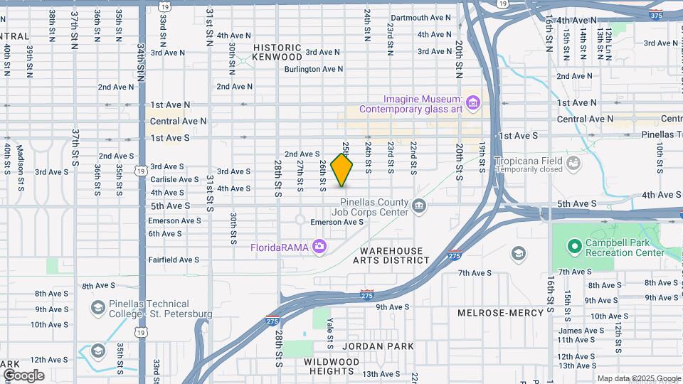2500 4th Ave S Map and Location Details