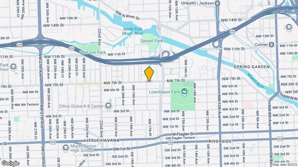 1760 NW 7th St Map and Location Details