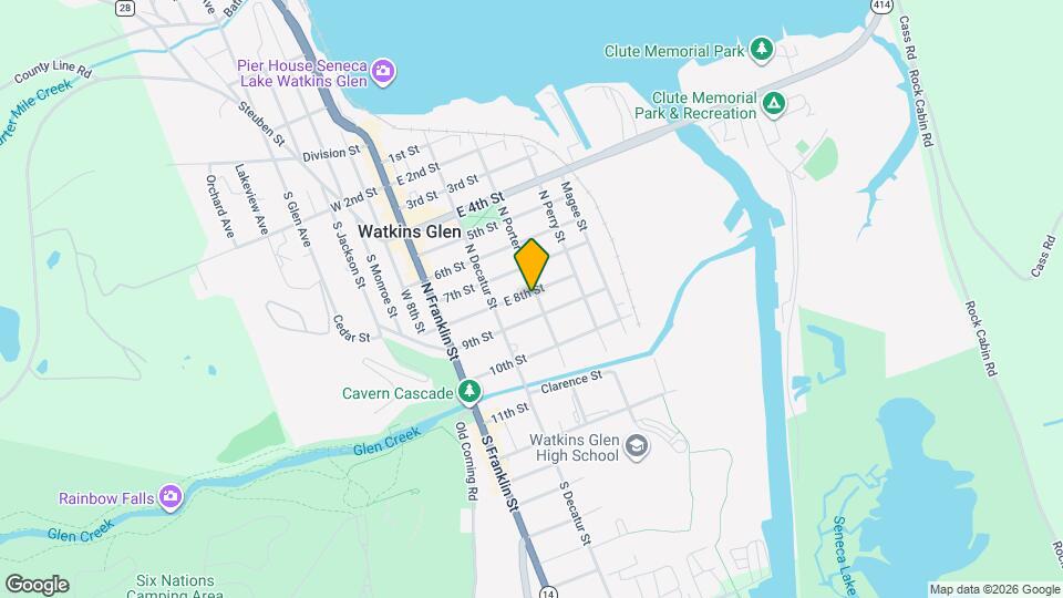 215 E 8th St Map and Location Details