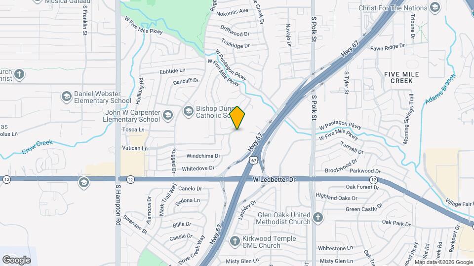 3974 Lost Creek Dr Map and Location Details