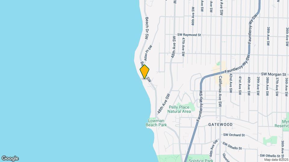 6537 Beach Dr SW Mapa y Detalles de la Ubicación