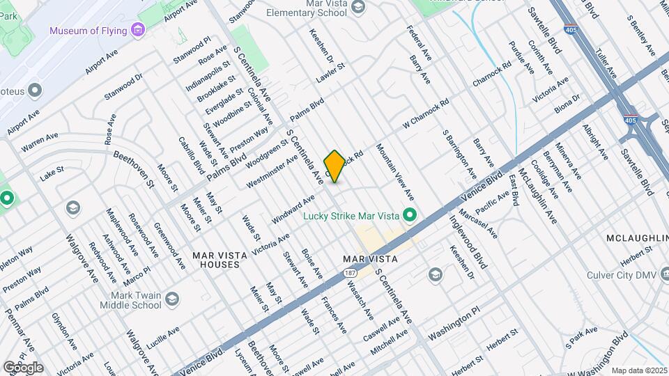 3632 S. Centinela Avenue Map and Location Details