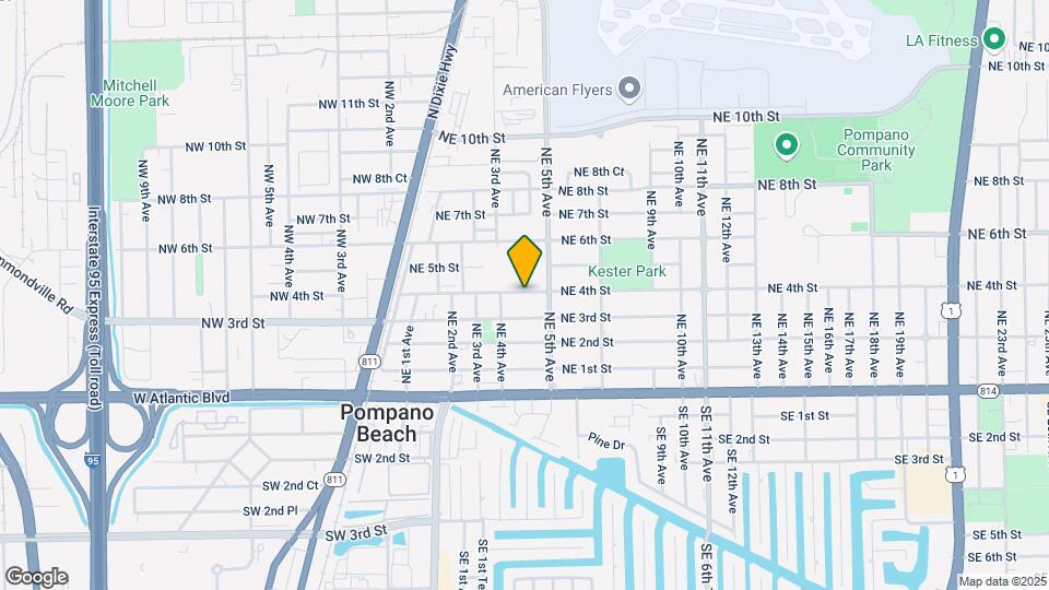 418 NE 4th St Map and Location Details