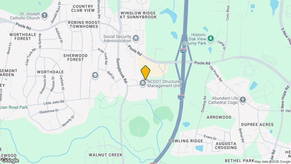 Birch and Branch Apartments Map and Location Details