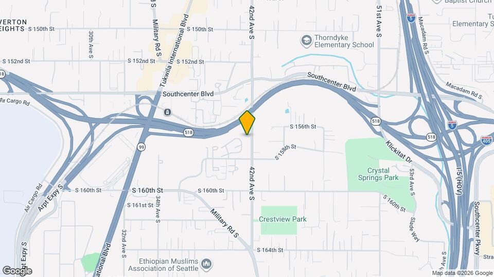 15625 42nd Ave S Map and Location Details