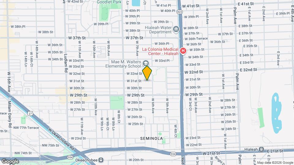 634 W 31st St Map and Location Details