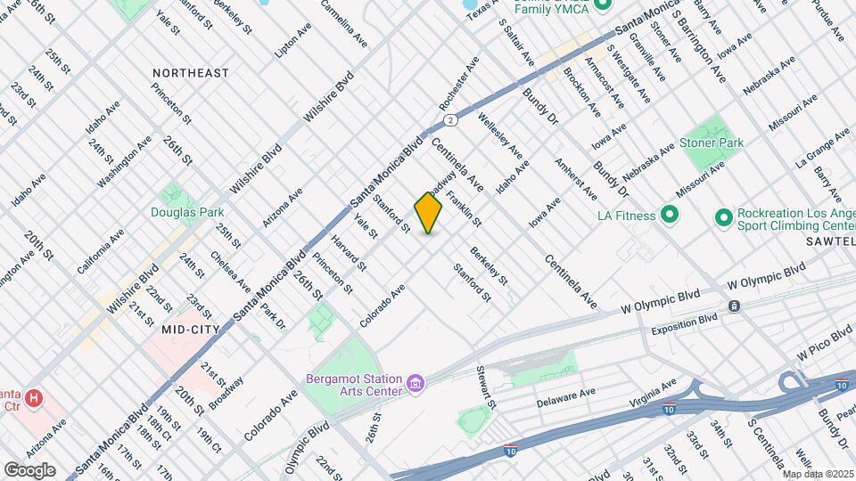 1543 Stanford St Map and Location Details