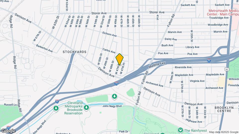 3635 W 47th St Map and Location Details