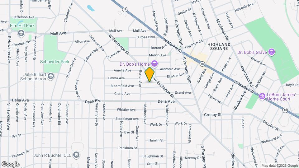 268 Gordon Dr Map and Location Details