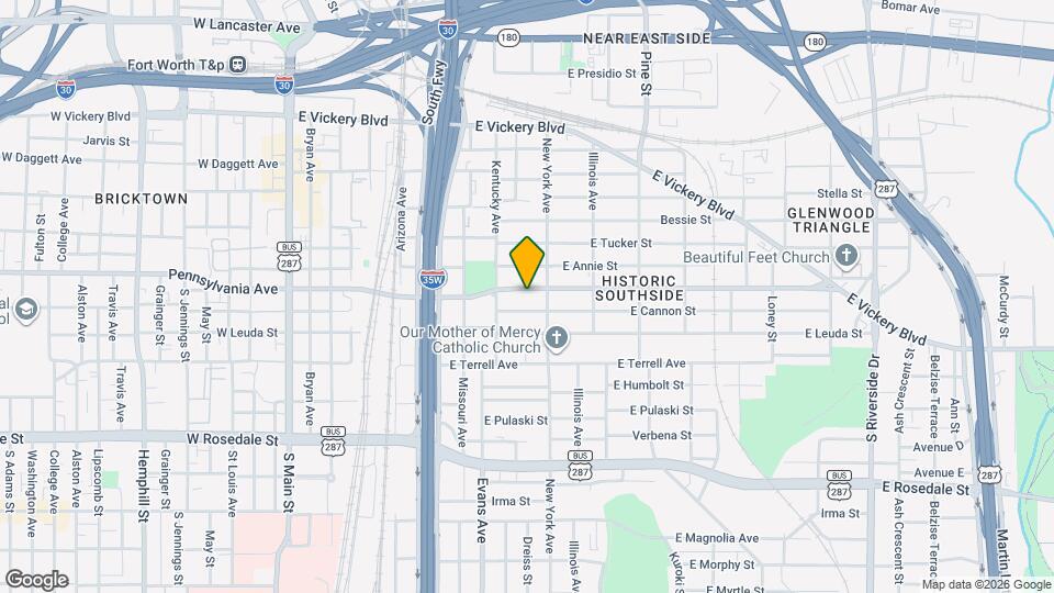 924 E Hattie St Map and Location Details