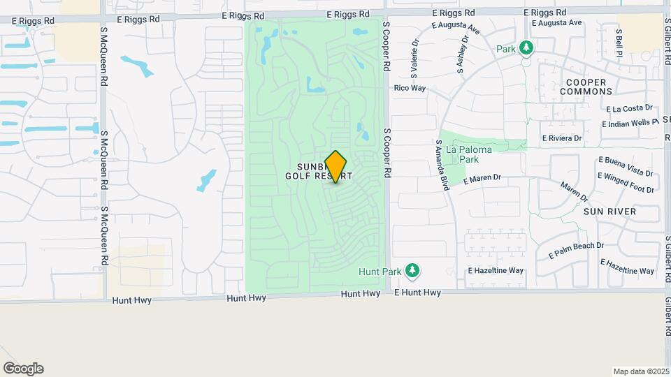 1800 E Winged Foot Dr Map and Location Details