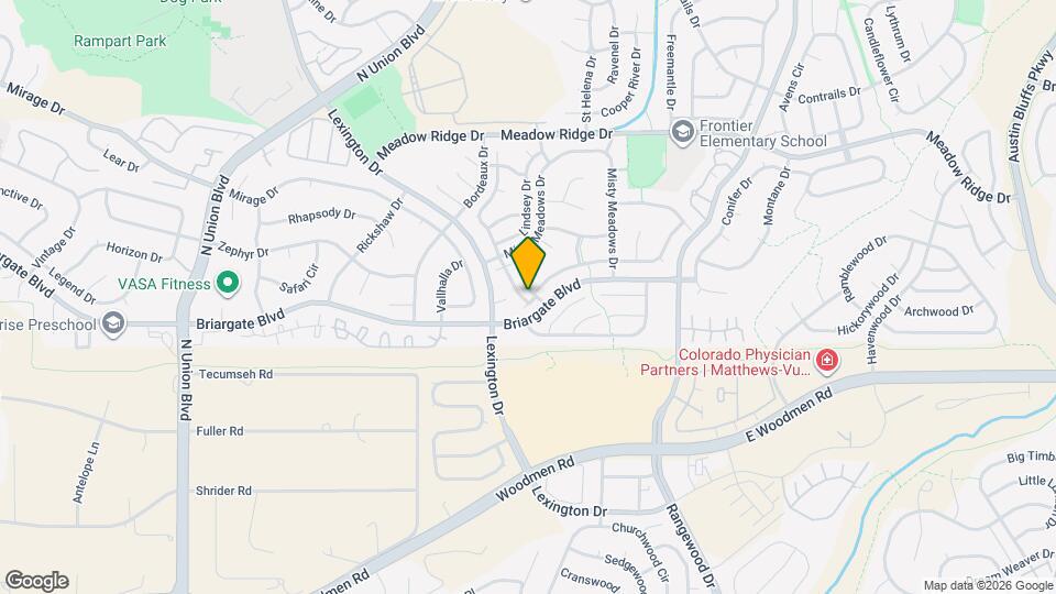 7612 Clover Hill Dr Map and Location Details