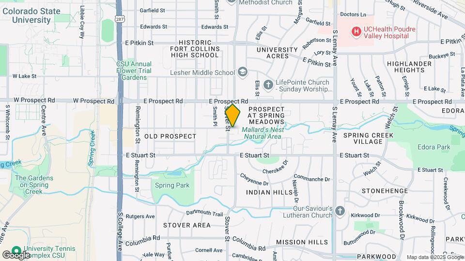 701 Parker St Map and Location Details
