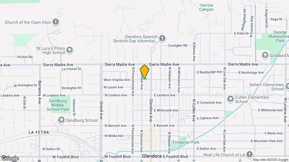 558 N Vermont Ave Map and Location Details