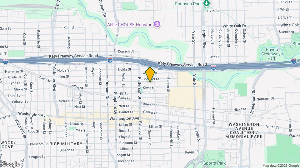 4327 Eigel St Mapa y Detalles de la Ubicación