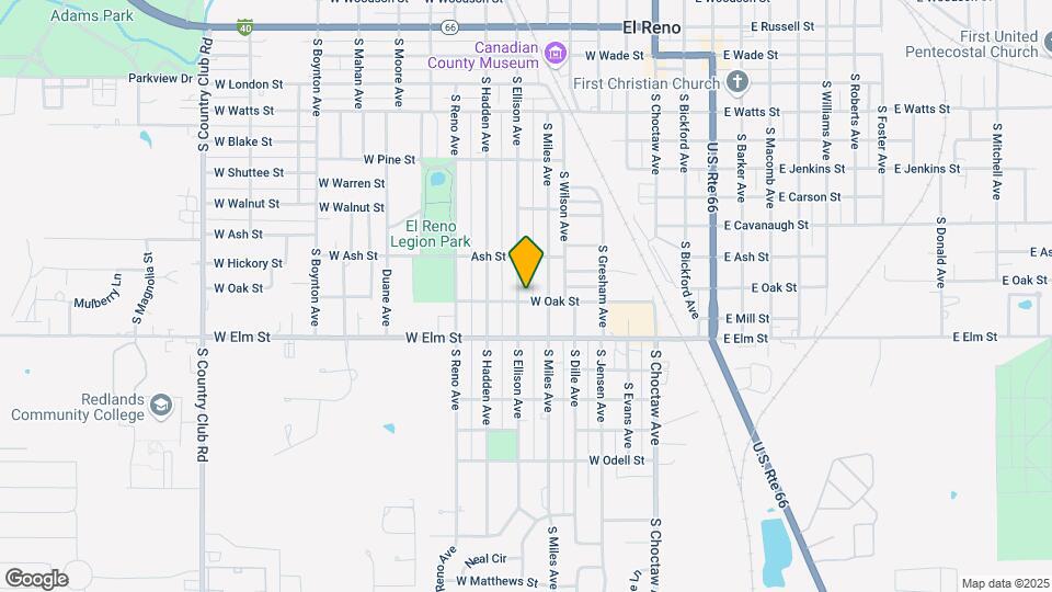833 S Ellison Ave Map and Location Details